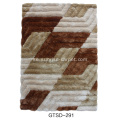 Elastic &amp; Silk Shaggy 3D Design Rug